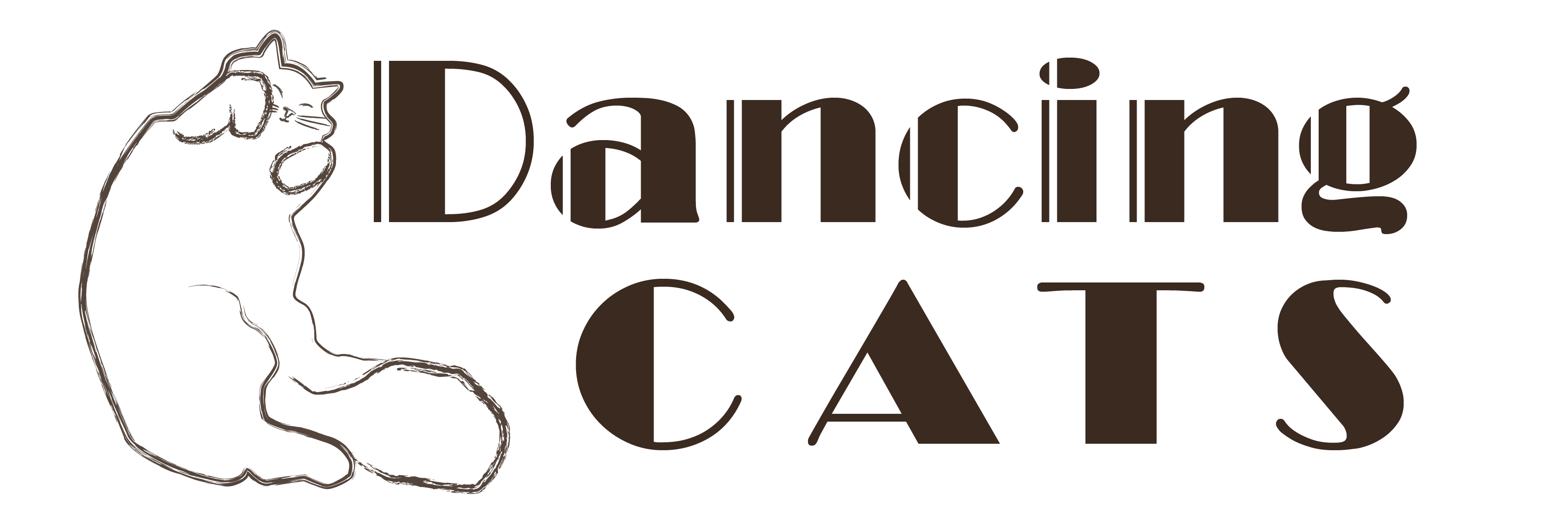 Dancing Cats art and design logo