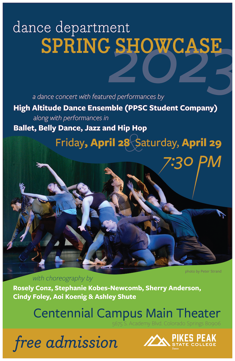 ppsc dance showcase spring 2023 poster design